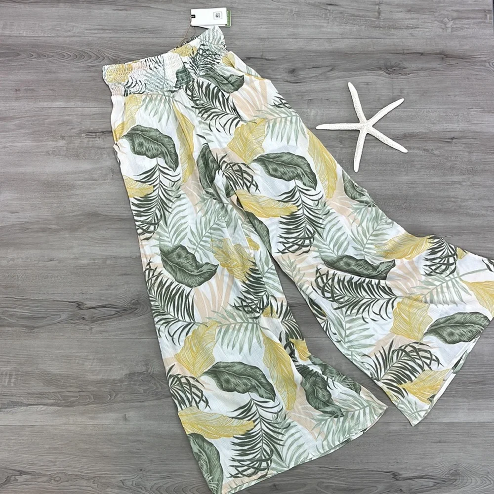 🔆RIP CURL🔆COATAL PLALM BEACH PANTS - Picture 3 of 12